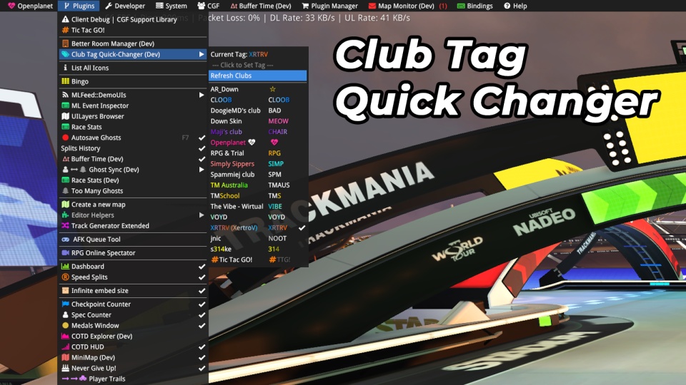 Club Tag Quick-Changer