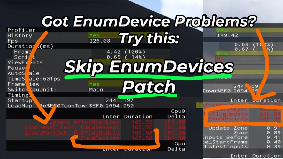 Skip EnumDevices Patch