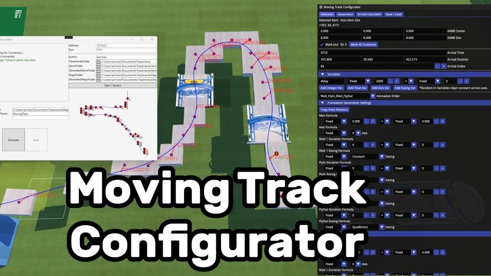 Moving Track Configurator