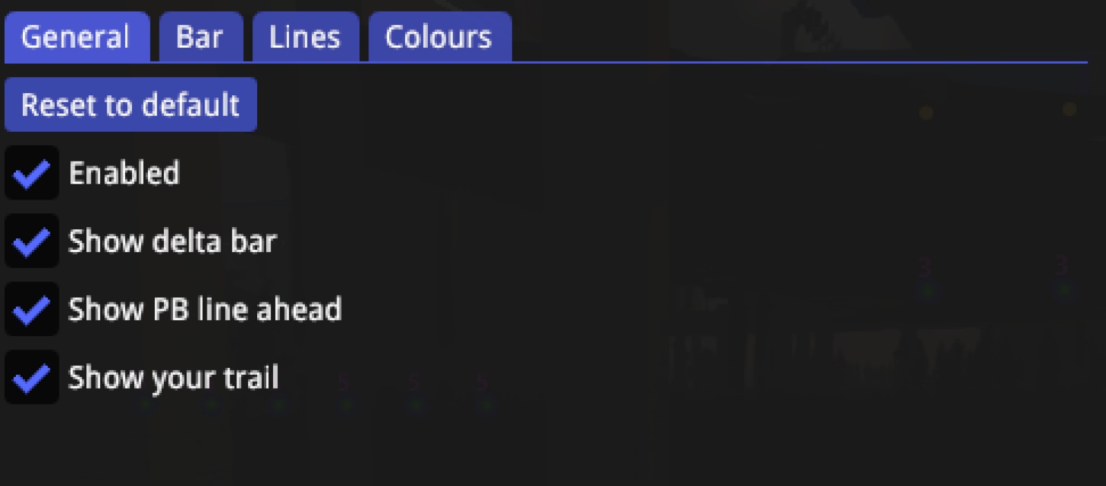 General Settings Tab